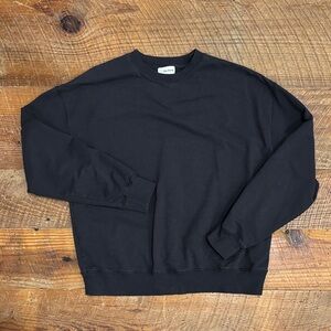 Amazon THE DROP Black long sleeve crew neck shirt